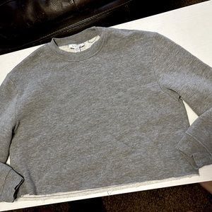 Top Shop XS cropped crew neck